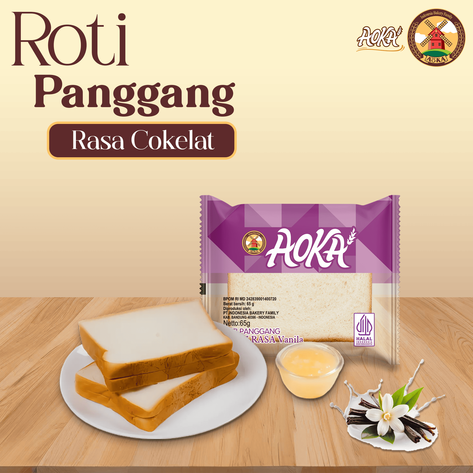 ROTI PANGGANG VANILA