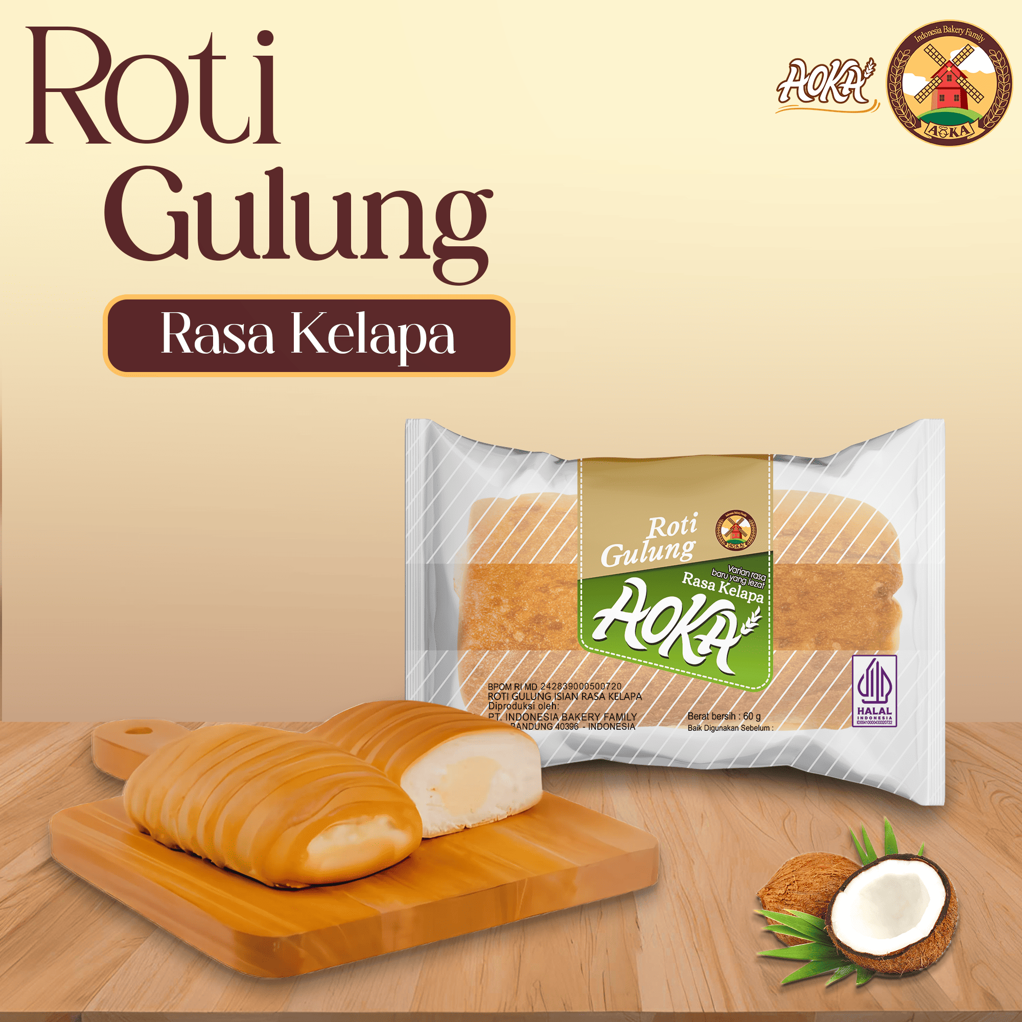 ROTI GULUNG KELAPA